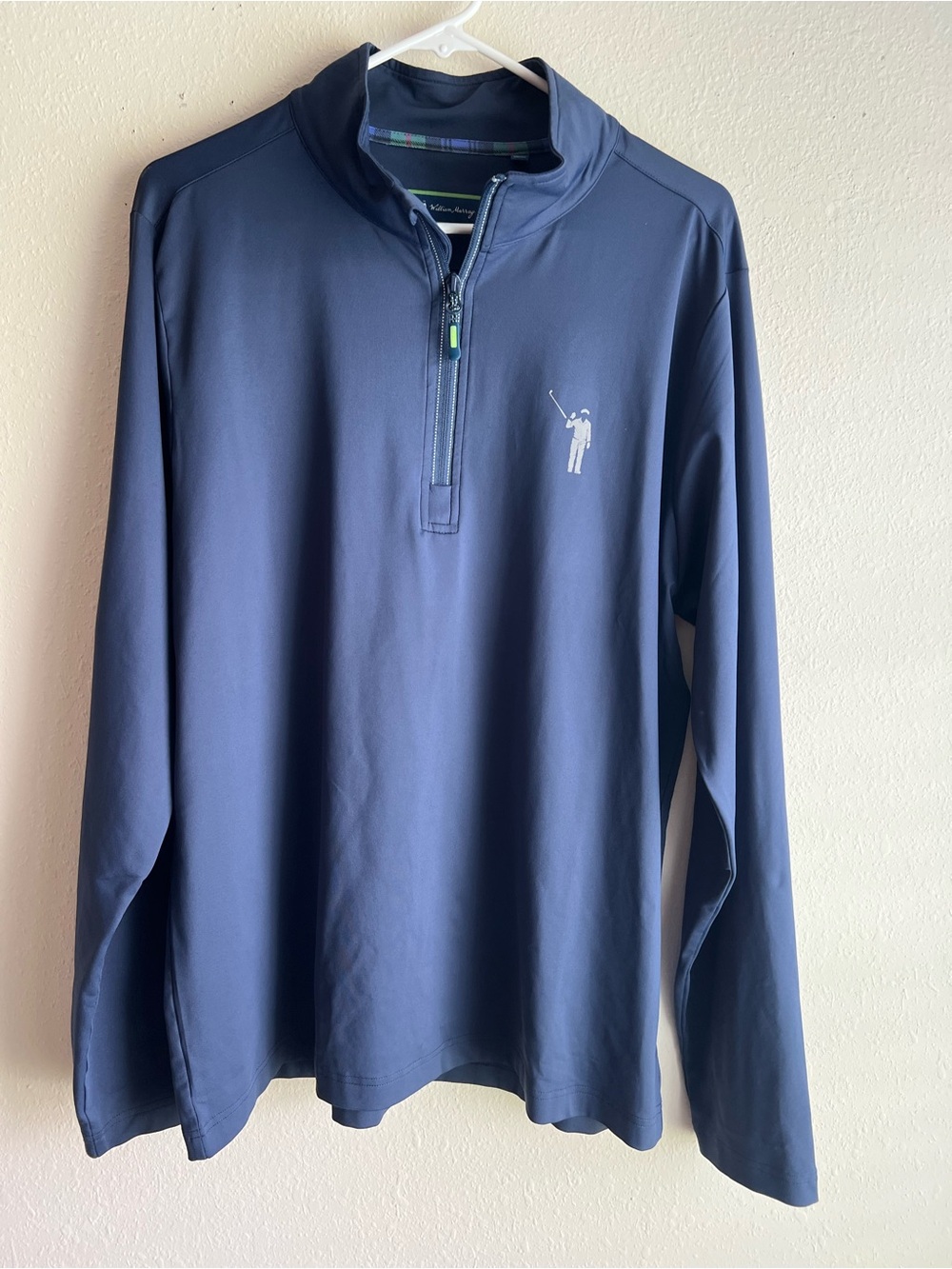 William Murray Golf Men's Navy Blue Quarter-Zip Sweater